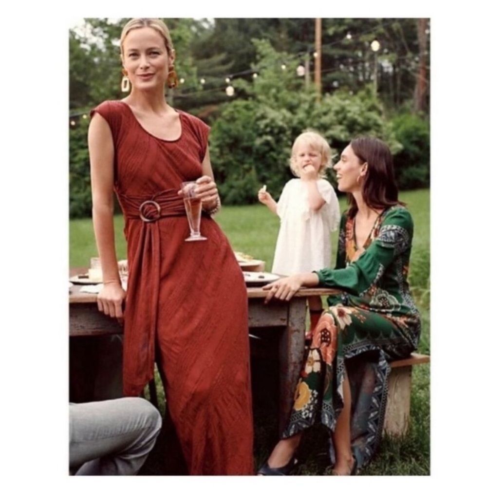 Anthropologie Moulinette Soeurs Guinevere Textured Maxi Dress - Picture 10 of 10